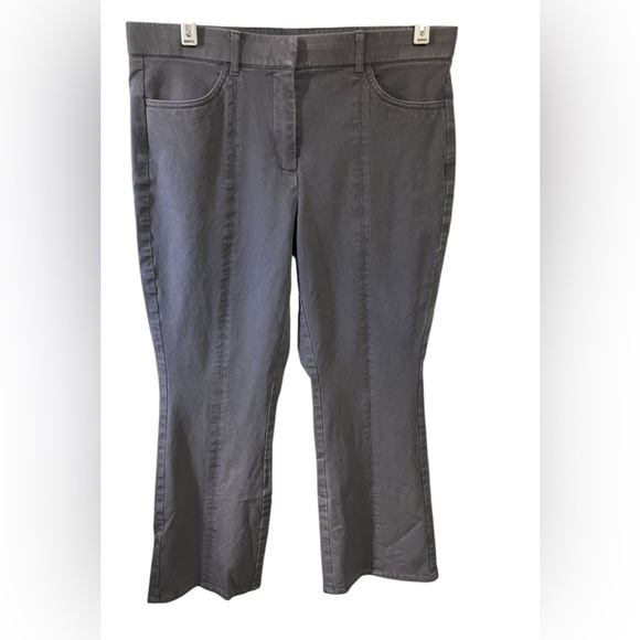 Issac Mizrahii Live Gray Jeans Sz 10P - Picture 1 of 9